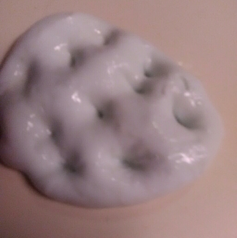 Baby blue fluffy slime